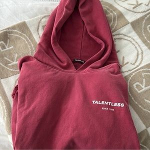 Talentless red sweatshirt